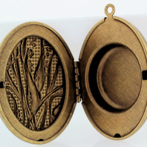 Oval Locket for solid perfume